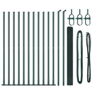 vidaXL Keevitatud Traat Aed Betoonalusega 25 x 1,4 m (L x K)