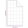 vidaXL Talve tek Valge 135 x 220 cm Sulgedest