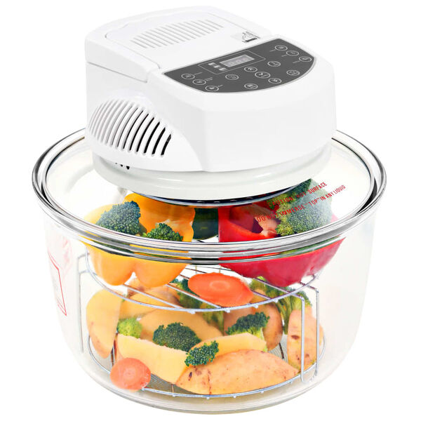 vidaXL konvektsioonahi laiendusr&otilde;nga ja taimeriga 1400 W 17 l