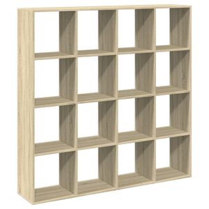 vidaXL raamaturiiul Sonoma tamm 137,5x29x137,5 cm tehispuit