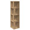 vidaXL nurgakapp Artisan tamm 33x33x132 cm ehituspuit