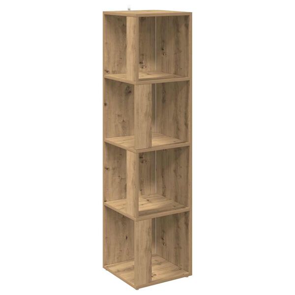 vidaXL nurgakapp Artisan tamm 33x33x132 cm ehituspuit