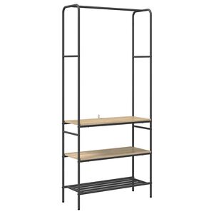 vidaXL Riidepuu Sonoma tamm 77 x 30 x 171 cm Tehispuit