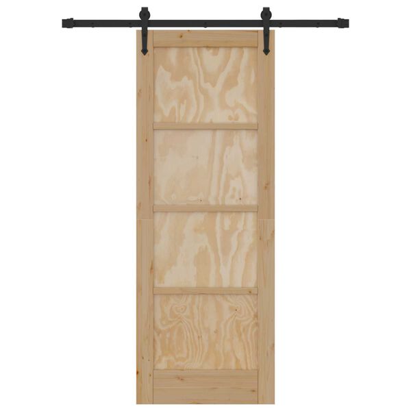 vidaXL Libisev uks ORKDAL Pruun 73,5 x 198,5 cm Tahke m&auml;nd