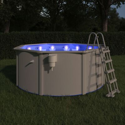 vidaXL sukeldatav ujuv basseini LED-lamp, mitmevärviline, puldiga