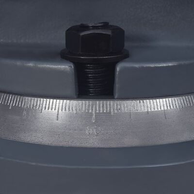 vidaXL kruustangidega pöördlaud, malm, 100 mm