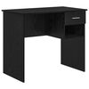 vidaXL Laud Must tamm Tehispuit 90 x 49 x 75 cm