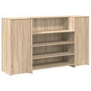 vidaXL vastuv&otilde;tulaud, sonoma tamm, 180x50x103,5 cm, tehispuit