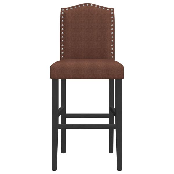 vidaXL baaritoolid 2 tk, kaut&scaron;ukipuu ja kangas