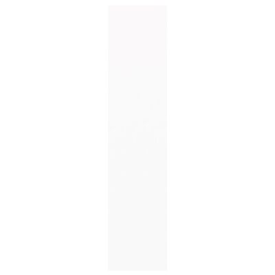 vidaXL raamaturiiul/ruumijagaja, valge, 40x30x135 cm