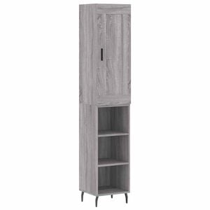 vidaXL k&otilde;rge kapp, hall Sonoma tamm, 34,5x34x180 cm, tehispuit