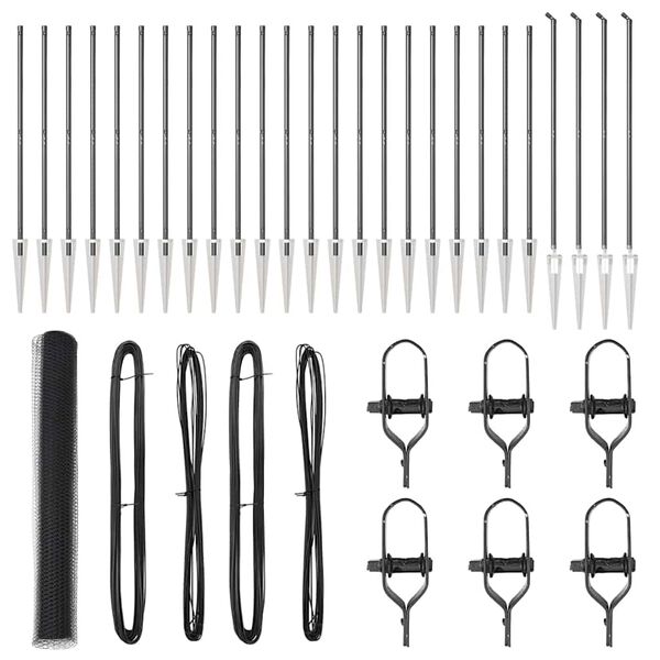 vidaXL Aiapost Hall 50 x 1,4 m (25 mm v&otilde;rk) Terased ja PVC