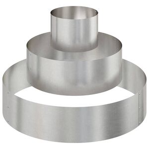 vidaXL Aia istutuspot H&otilde;bedane 90 x 90 x 20 cm Roostevaba teras