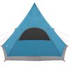 vidaXL Teepee telk Sinine 545 x 450 x 295 cm 185T polüester PU kattega