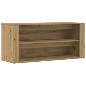 vidaXL jalatsipink, k&auml;sit&ouml;&ouml;tamm, 100x35x45 cm, tehispuit