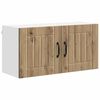 vidaXL Seinekapp LUCCA Artisan tamm 80 x 31 x 40 cm Tehispuit