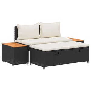 vidaXL V&auml;li diivanikomplekt 4 -Seater 4 pcs 55 x 30 x 39 cm