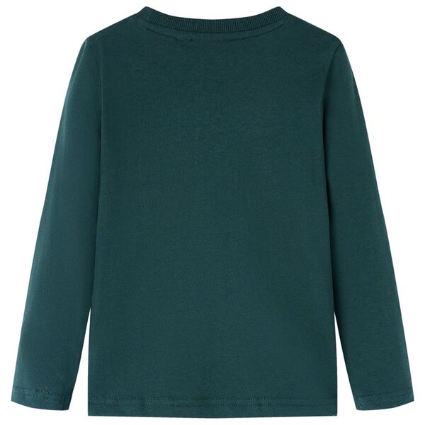 Pikkade varrukatega lastesärk, tumeroheline, 92