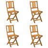 vidaXL V&auml;listel bistroo toolid 4 pcs Naturaalne 40 x 42 x 85 cm