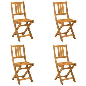 vidaXL V&auml;listel bistroo toolid 4 pcs Naturaalne 40 x 42 x 85 cm