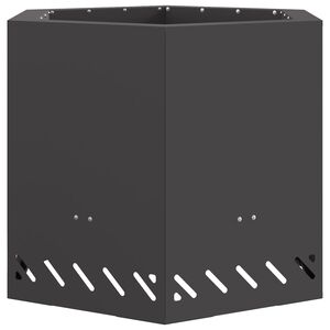 vidaXL Suitsuvaba Tulease Must 58 x 58 x 51 cm Teras