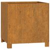 vidaXL jalgadega taimekastid, 2 tk, rooste, 40x40x40 cm, Corten teras