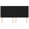 vidaXL peatsiplaat, must, 200 x 5 x 118/128 cm, kangas