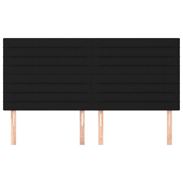 vidaXL peatsiplaat, must, 200 x 5 x 118/128 cm, kangas