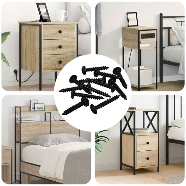 vidaXL Ises&otilde;itev nael 9000 pcs Must Teras