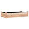 vidaXL voodriga aia taimelava, 120 x 60 x 25 cm, nulupuit
