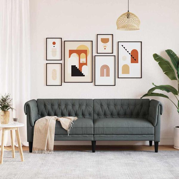 vidaXL Diivan Tumehall 201,5 x 74,5 x 74,5 cm Pol&uuml;ester