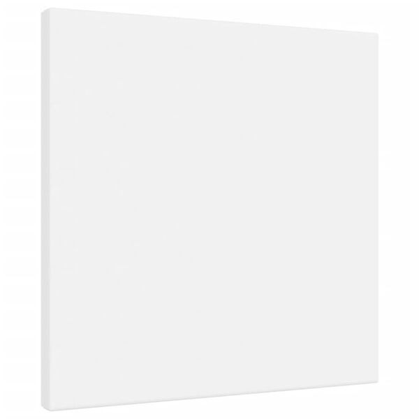 vidaXL venitatud lõuendid 12 tk, valge, kangas ja männipuit