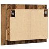 vidaXL LED peegelkapp Vana puit 60x12x45 cm Engineered Wood