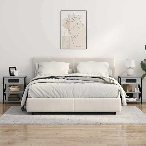 vidaXL &Ouml;&ouml;lambi kapp riiuliga Hall Sonoma 41 x 31 x 51 cm Tehispuit