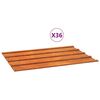 vidaXL katusepaneelid 36 tk, rooste, 60x44 cm, Corten teras