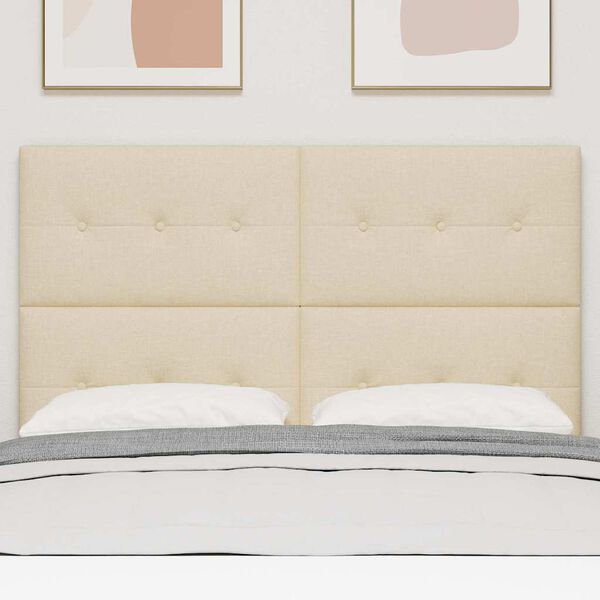 vidaXL Peats peaga cream 144 cm Kunstnahk