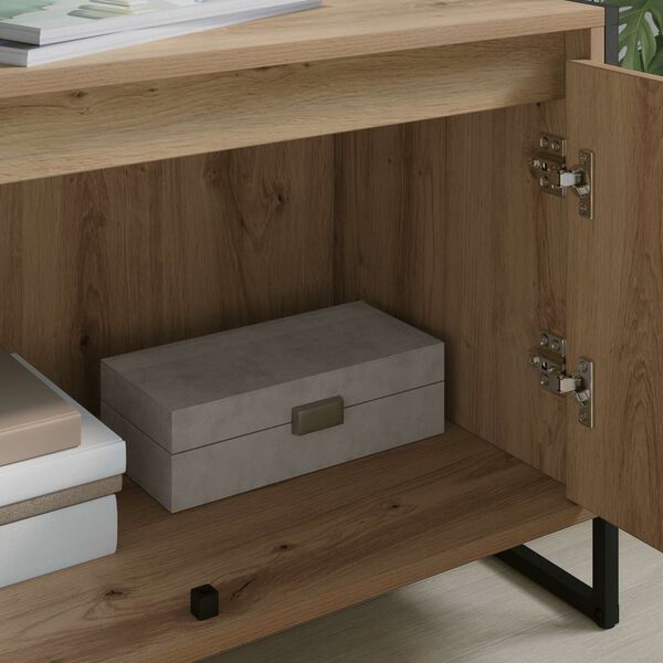 vidaXL Telerikapp Artisani tamme 140 x 36 x 49.5 cm Tehispuit