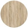 vidaXL Lauda peal Sonoma tamm &Oslash; 80 x 1,5 cm Tehispuit