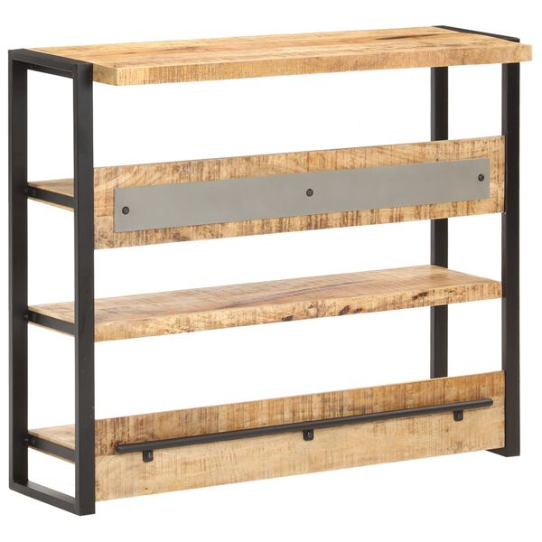 vidaXL baarilaud, 120 x 40 x 101 cm, toekas töötlemata mangopuit