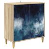 vidaXL K&otilde;ide RAALTE Sonoma 69 x 33 x 75 cm Tehispuit