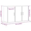vidaXL Akvaarium Stend Vana puit 101x41x58 cm Engineered Wood