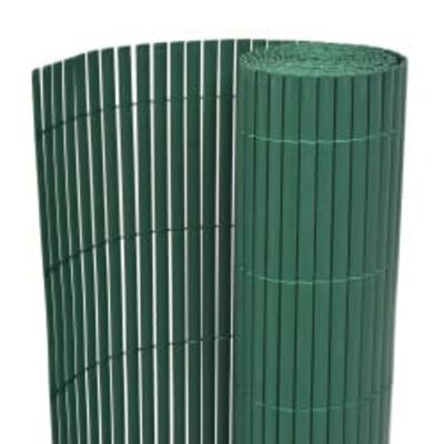 vidaXL kahepoolne piirdeaed 90 x 400 cm, roheline