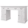 vidaXL laud, valge 140 x 48 x 80 cm