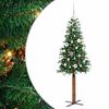 vidaXL Peen j&otilde;ulupuu Roheline 150 cm PVC ja tahke m&auml;nd