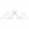 vidaXL kasvuhoone terasraamiga, valge, 80 m&sup2;, 16x5x2,3 m