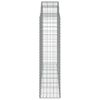 vidaXL kaarekujulised gabioonkorvid 8 tk, 200x50x160/180 cm, raud