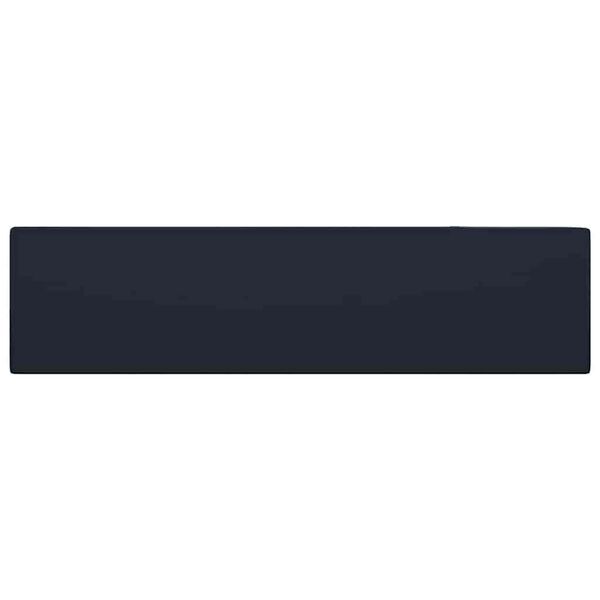 vidaXL vannitoa valamu &uuml;levooluavaga, keraamiline, tumesinine