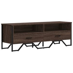 vidaXL telerikapp, pruun tamm, 122x34x41 cm, tehispuit