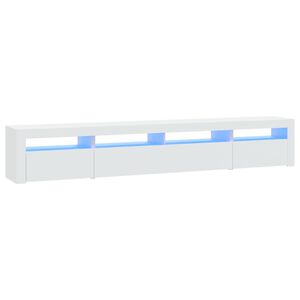 vidaXL telerialus LED-tuledega, valge, 240 x 35 x 40 cm