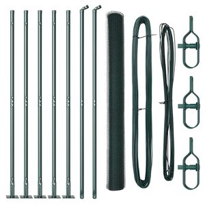 vidaXL Keevitatud Traat Aed Betoonalusega 10 x 1,5 m (L x K)